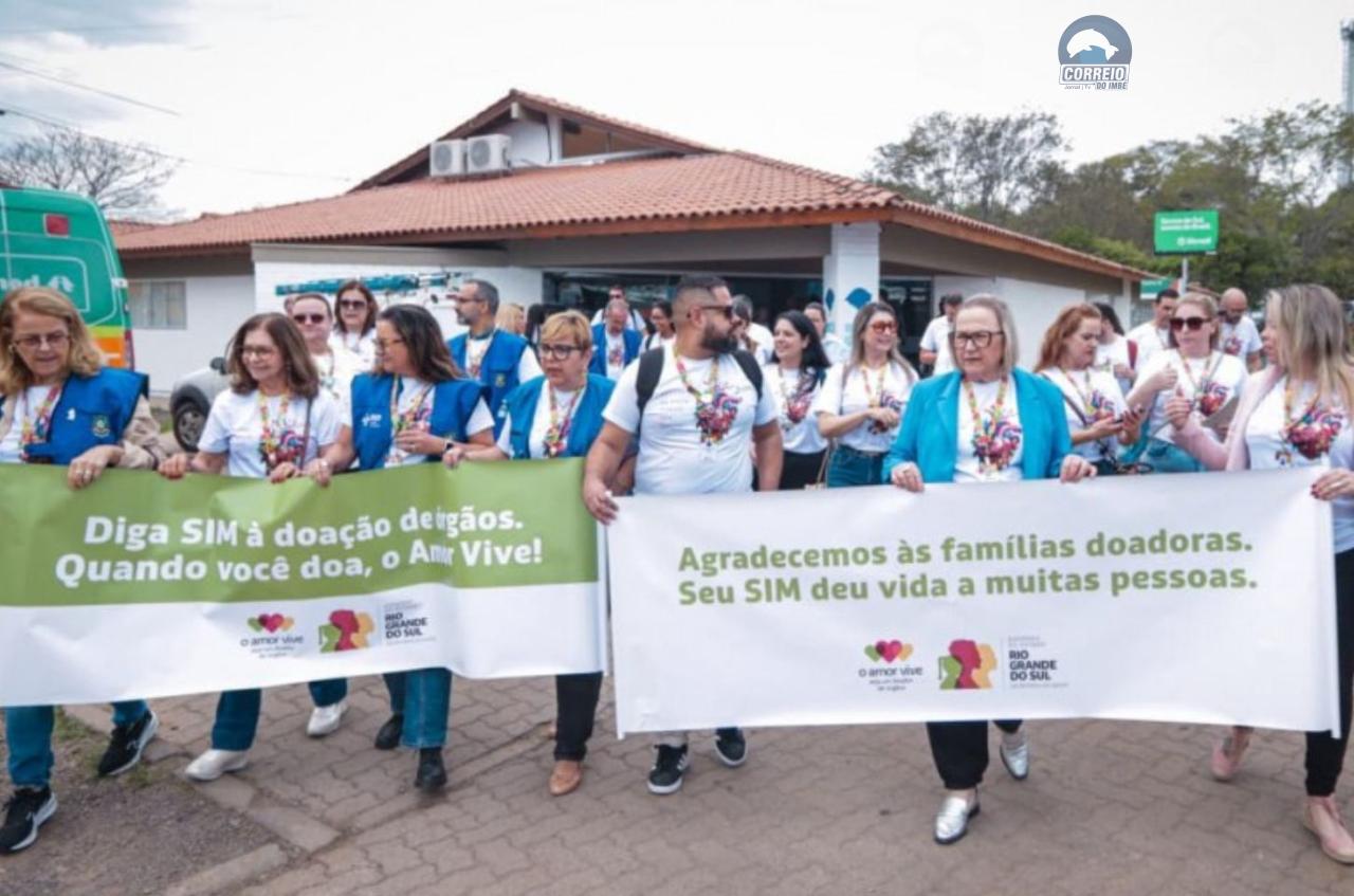 Secretaria da Saúde do Estado realiza caminhada da campanha 