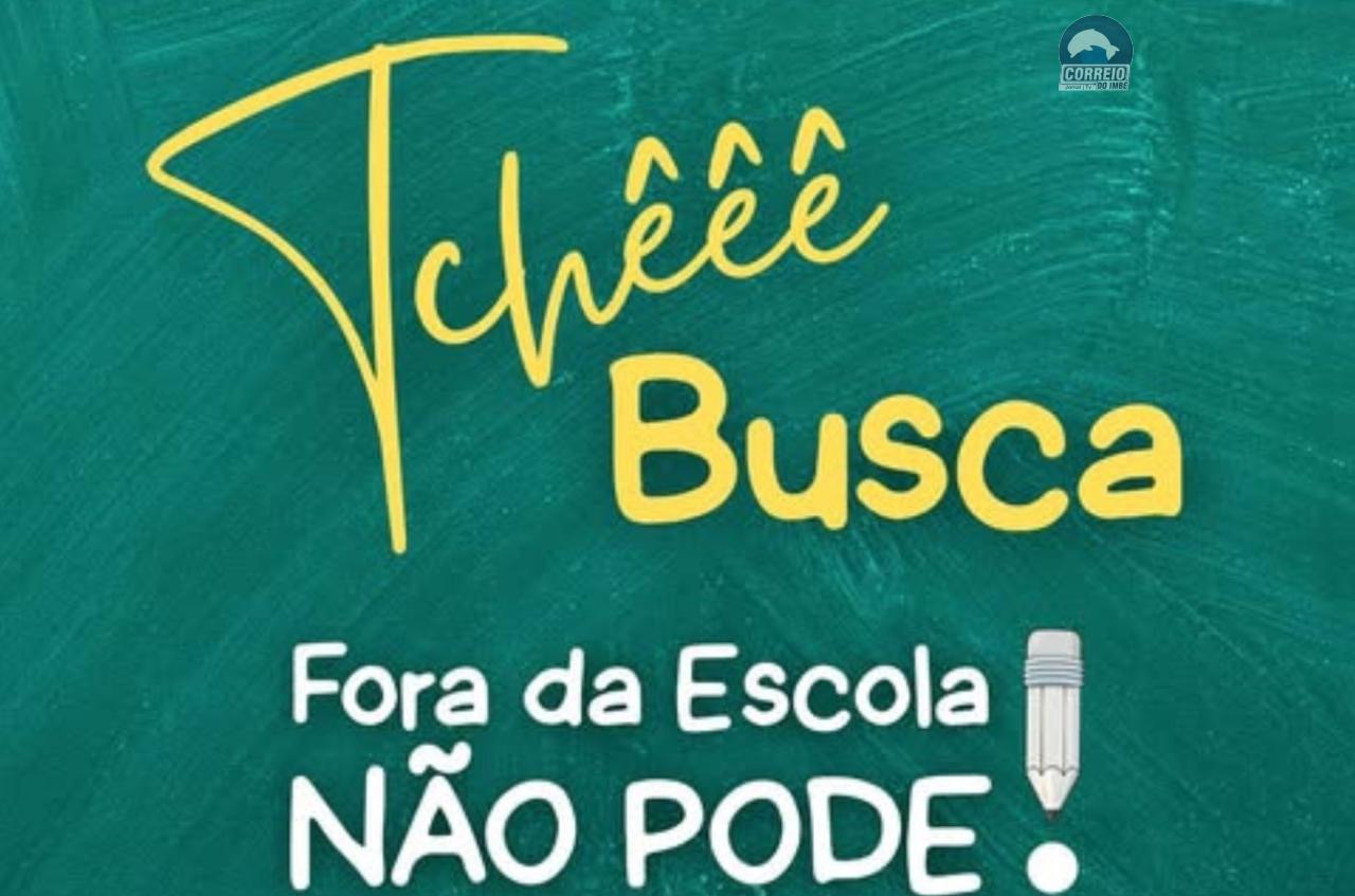 “Tchêêê Busca” mobiliza escolas e Rede de Apoio à Escola em ação contra a evasão escolar em Cidreira.