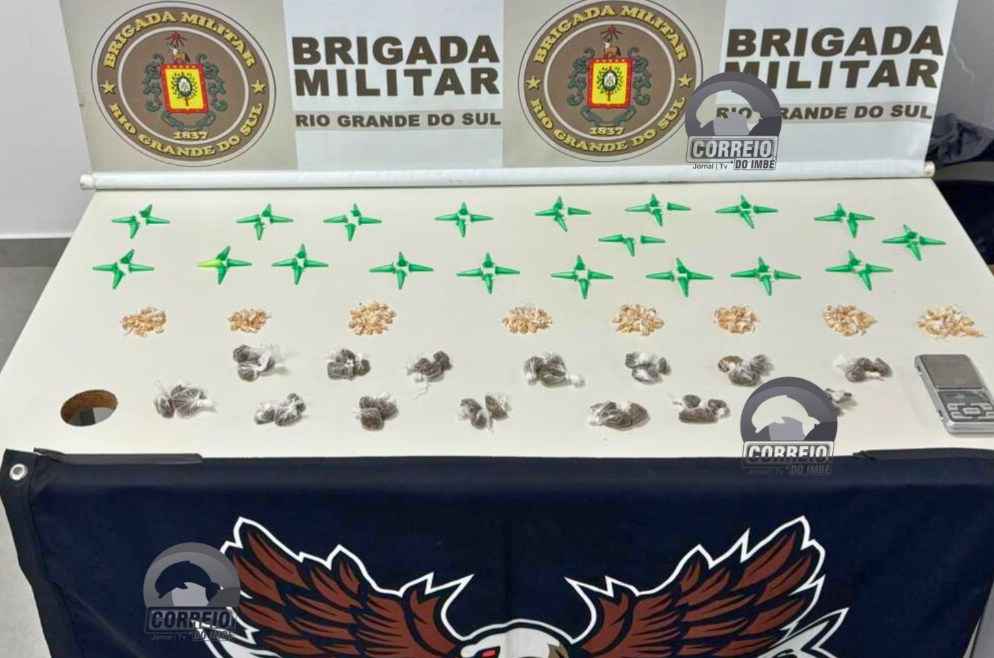 🚨 BM prende homem e apreende adolescente com grande quantidade de drogas em Santo Antônio da Patrulha
