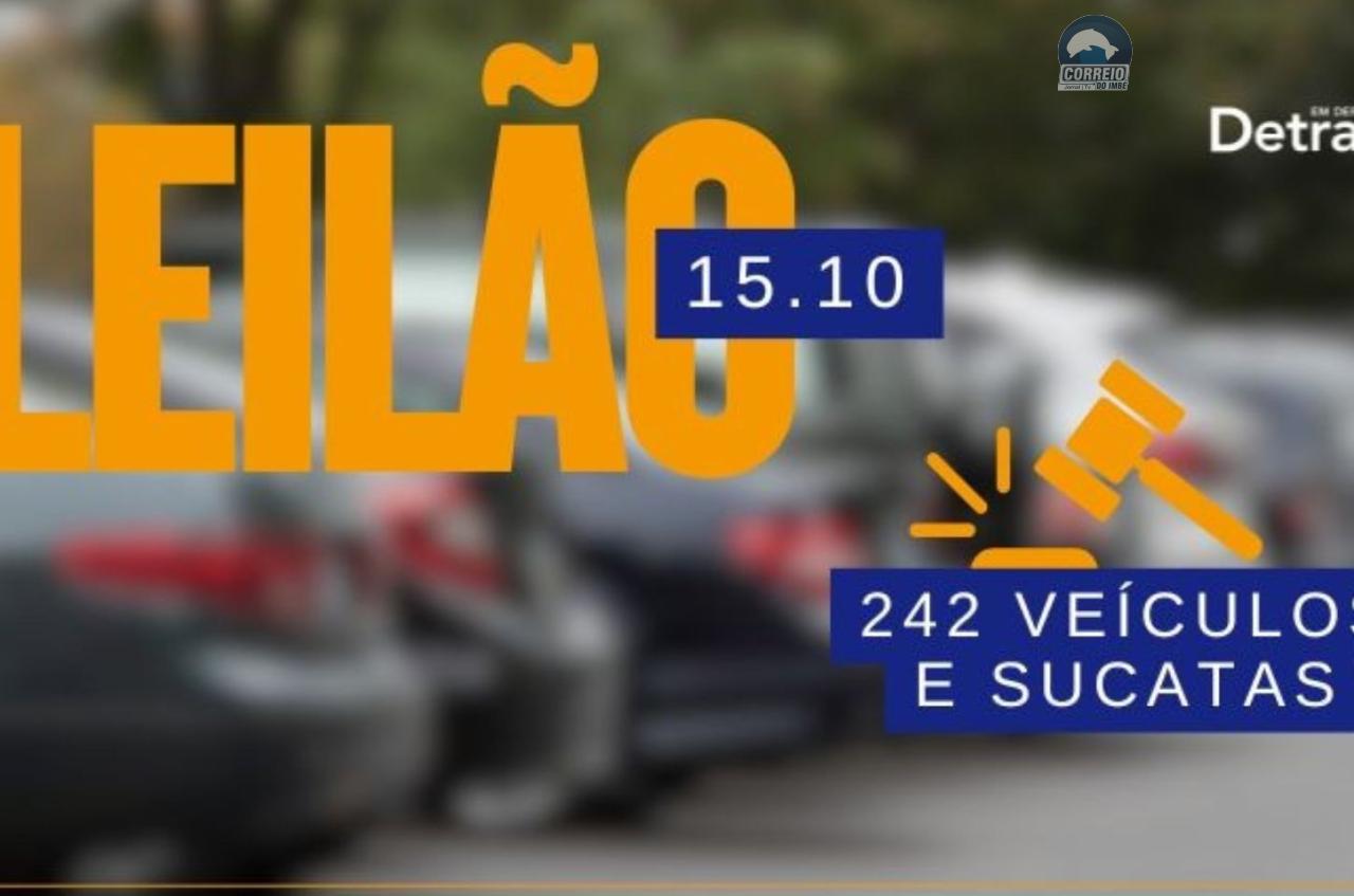 DetranRS oferta 242 veículos e sucatas na próxima quarta-feiraDetranRS oferta 242 veículos e sucatas na próxima quarta-feira