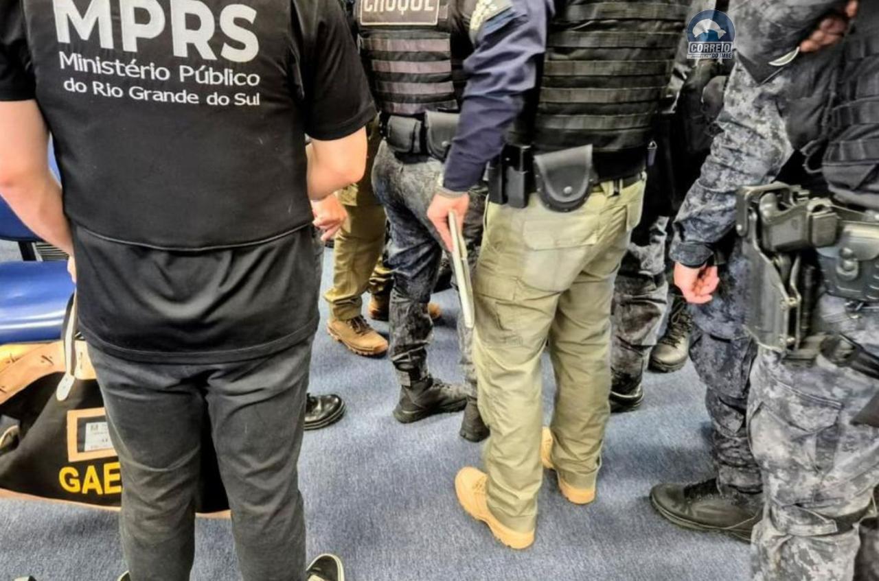 GAECO/MPRS faz operação contra facção que movimentou mais de R$ 49 milhões com lavagem de dinheiro e agiotagem