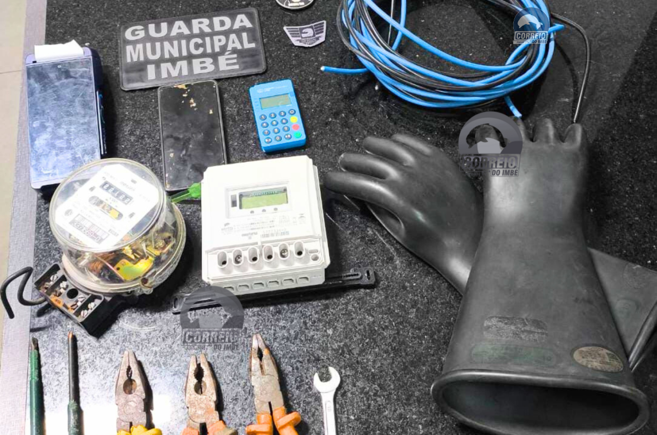 Guarda Municipal de Imbé prende suspeito de furto de energia elétrica durante ação do GTAM