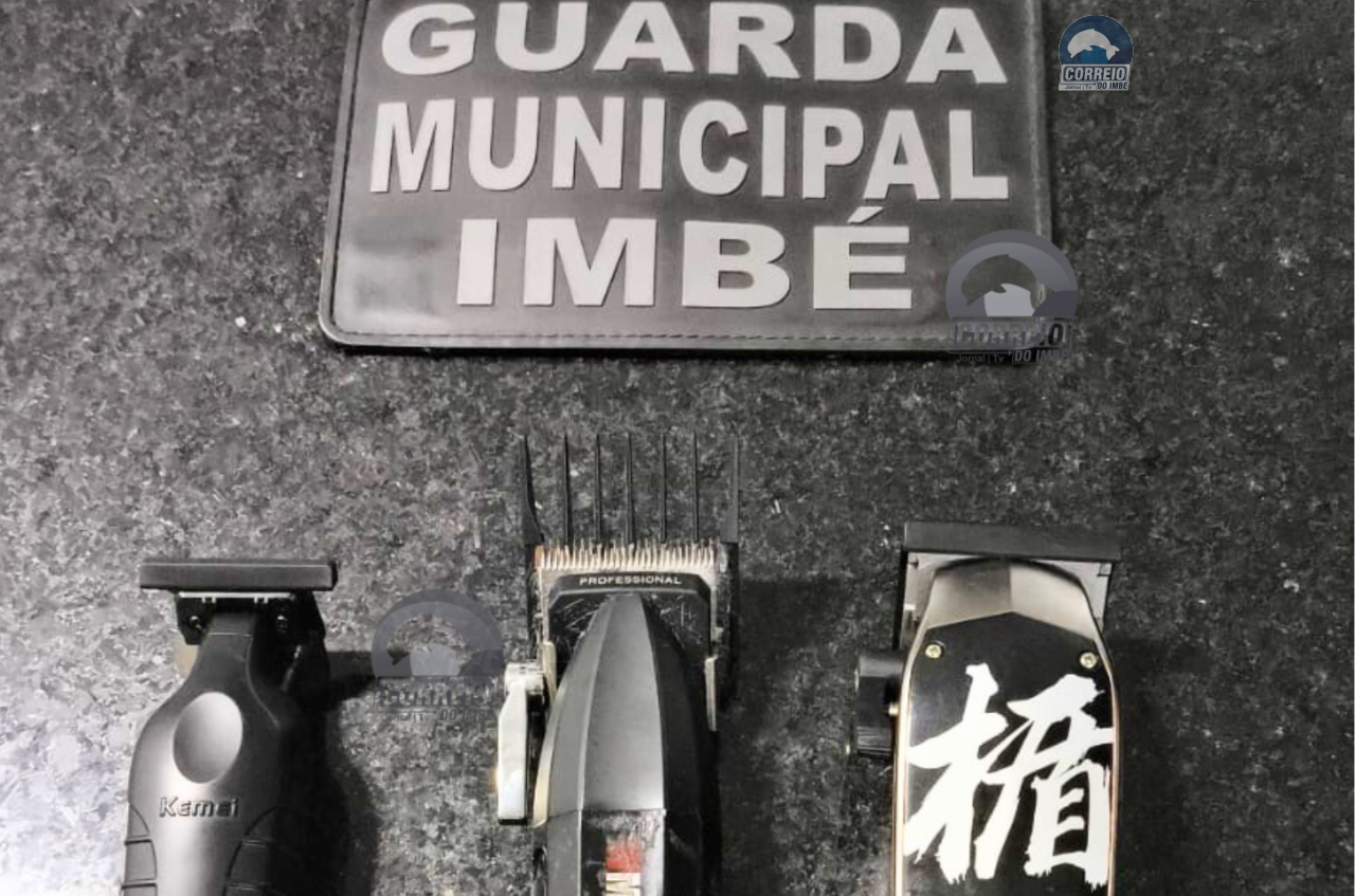 Guarda Municipal de Imbé prende suspeito de furto em barbearia no bairro Santa Terezinha