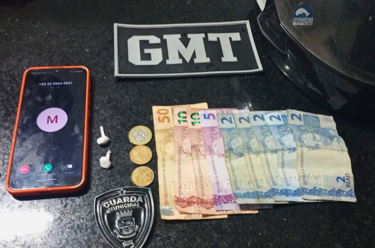 Guarda Municipal de Tramandaí prende suspeito de tráfico e recupera moto furtada