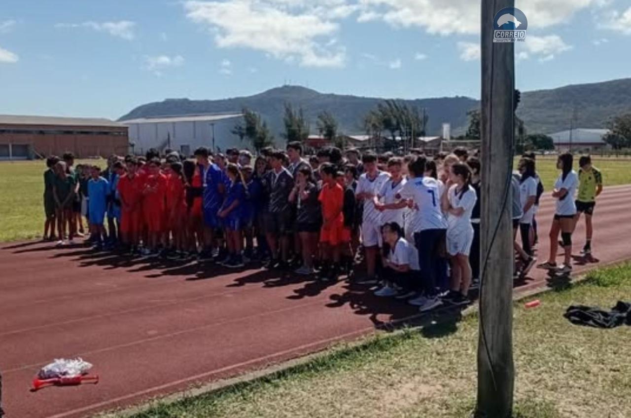 JIMI 2025: ATLETISMO INFANTIL REÚNE ALUNOS DA REDE MUNICIPAL DE IMBÉ NA VILA OLÍMPICA DE OSÓRIO