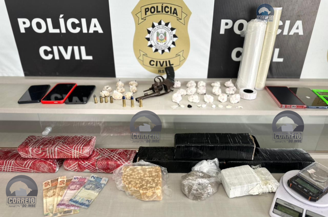Polícia Civil prende suspeito por tráfico de drogas e apreende mais de 5 quilos de maconha em Tramandaí