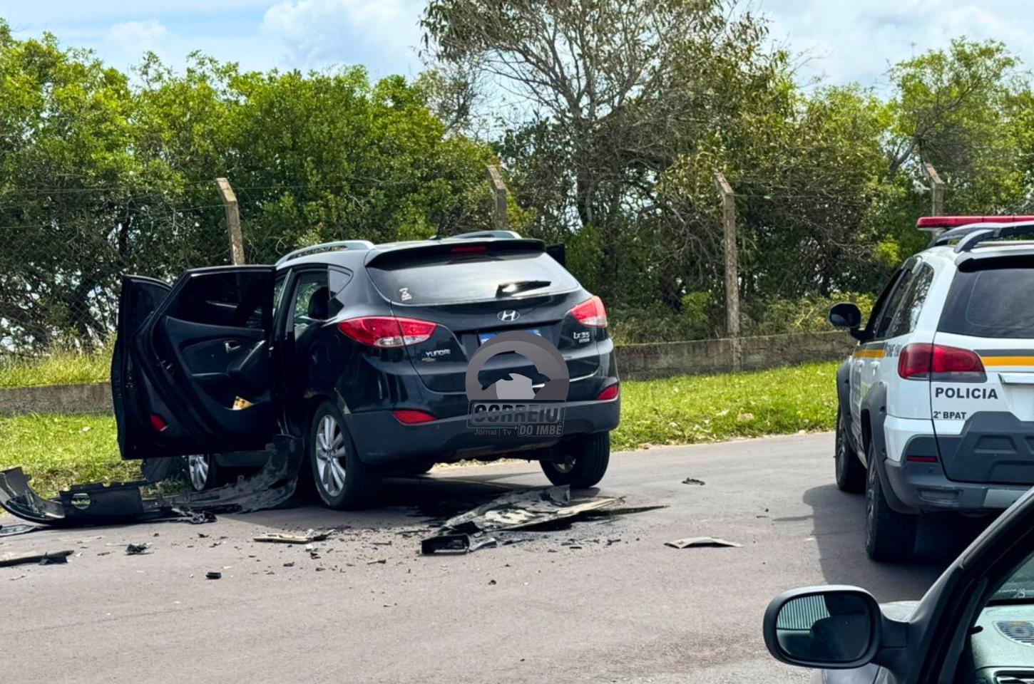 Acidente de trânsito deixa uma pessoa ferida no Centro de Imbé