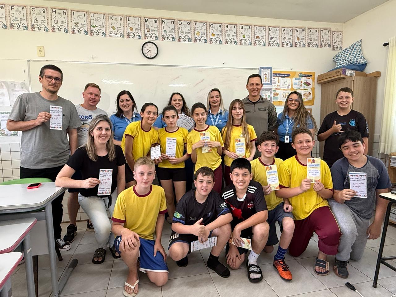 Brigada Militar Realiza Palestras Sobre Bullying Para Estudantes Em Morrinhos Do Sul