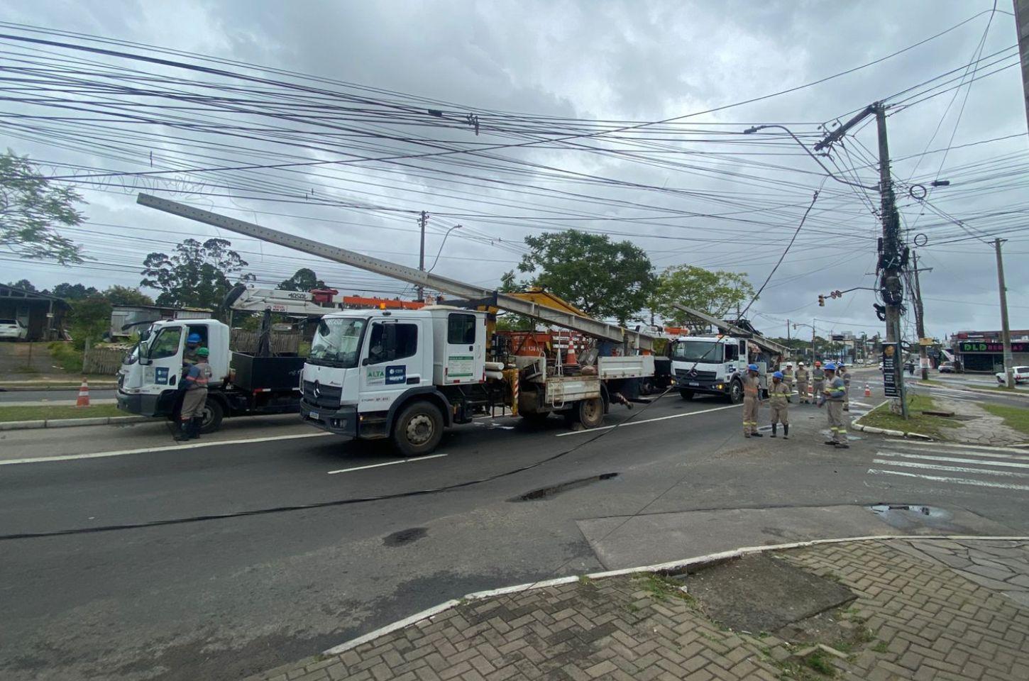CEEE Equatorial está mobilizada em toda a área de concessão diante dos fortes ventos causados pelo ciclone extratropical