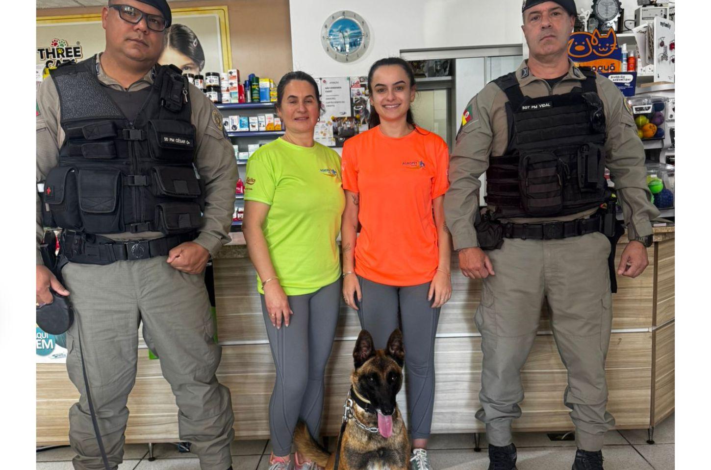 Clínica veterinária de Santo Antônio da Patrulha auxilia no tratamento da cadela Maya do Canil Regional do CRPO Litoral