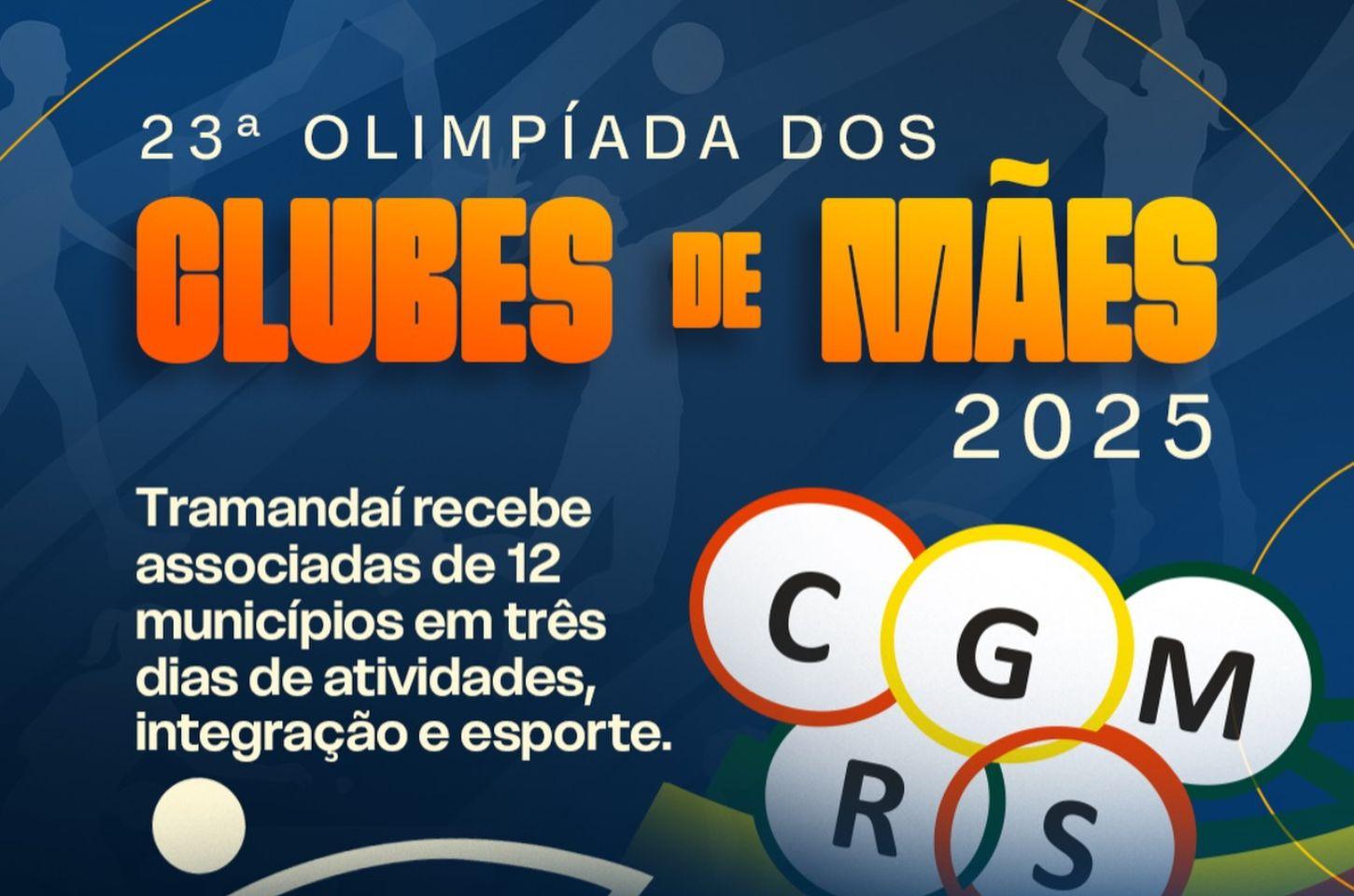 🌸 De 28 a 30 de novembro, Tramandaí recebe a XXII Olimpíada Amadora dos Clubes de Mães