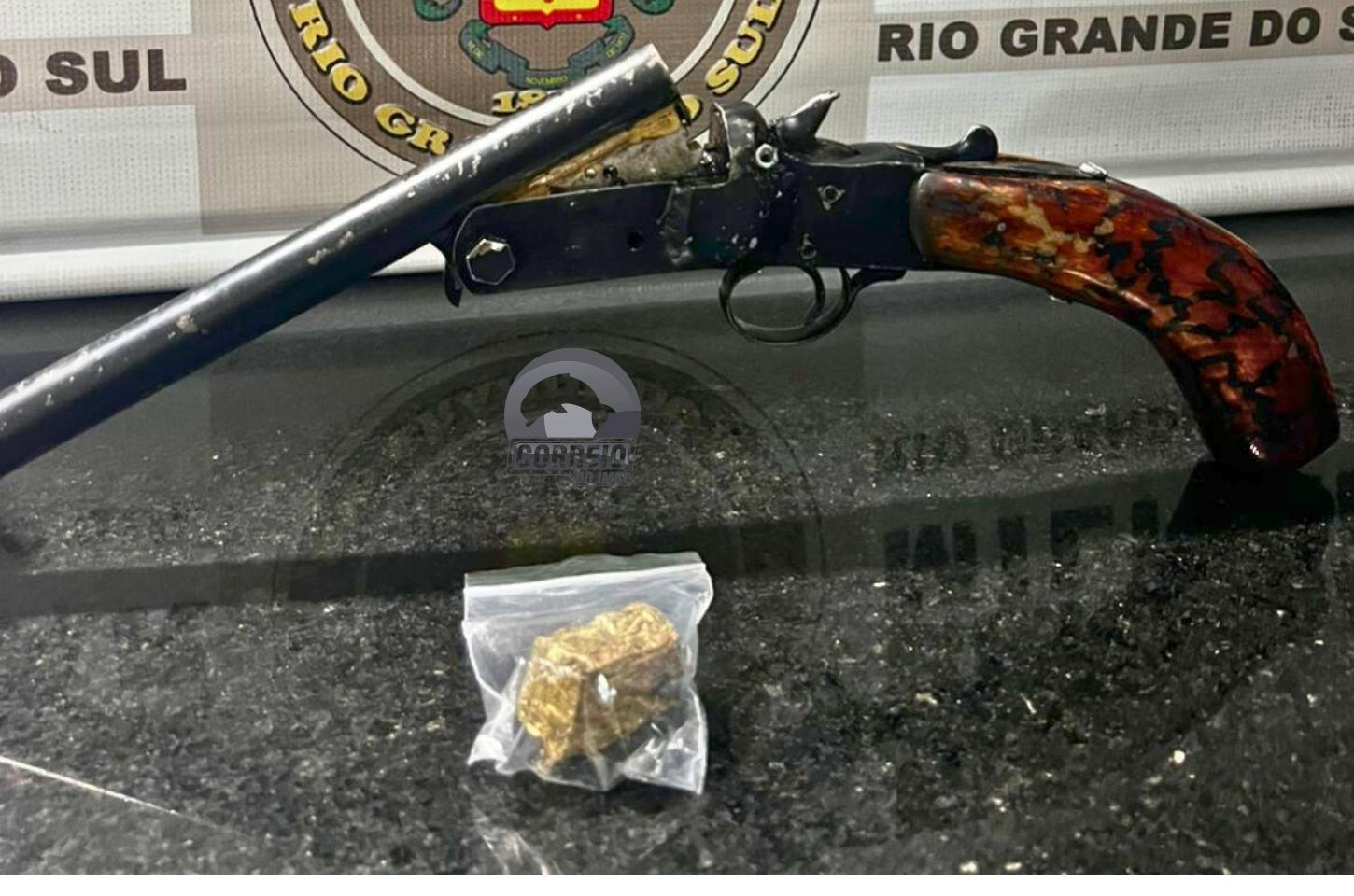 Homem é preso por posse de arma e droga em Tramandaí