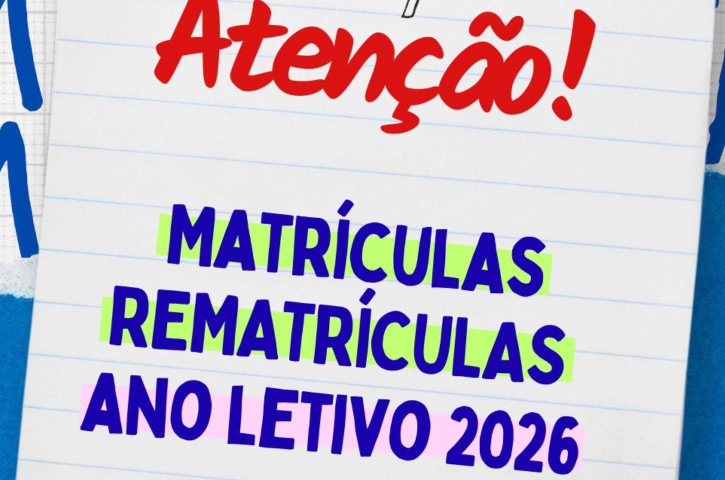 Imbé divulga calendário de matrículas, rematrículas e transferências para o ano letivo de 2026