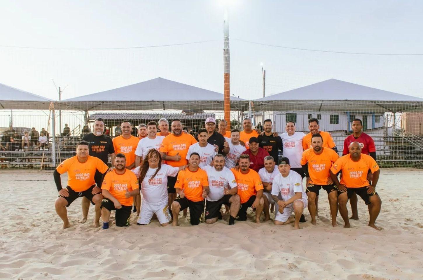 Jogo das Estrelas reuniu esporte, música e solidariedade em uma grande noite em Cidreira.