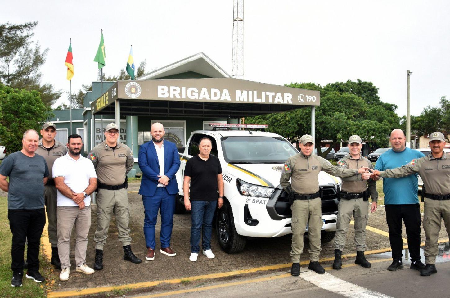 Nova Viatura É Entregue Para Brigada Militar De Imbé 