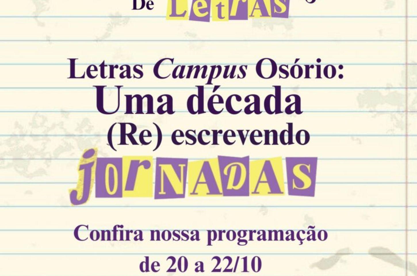 Semana Acadêmica Comemora Uma Década Do Curso De Licenciatura Em Letras Do Ifrs - Campus Osório E Terá Palestra Do Escritor Luís Augusto Fischer 