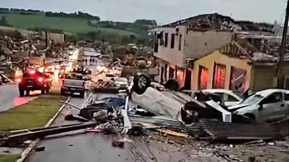 🛑 Tornado devastador no Paraná é o mais trágico na história recente do Brasil 