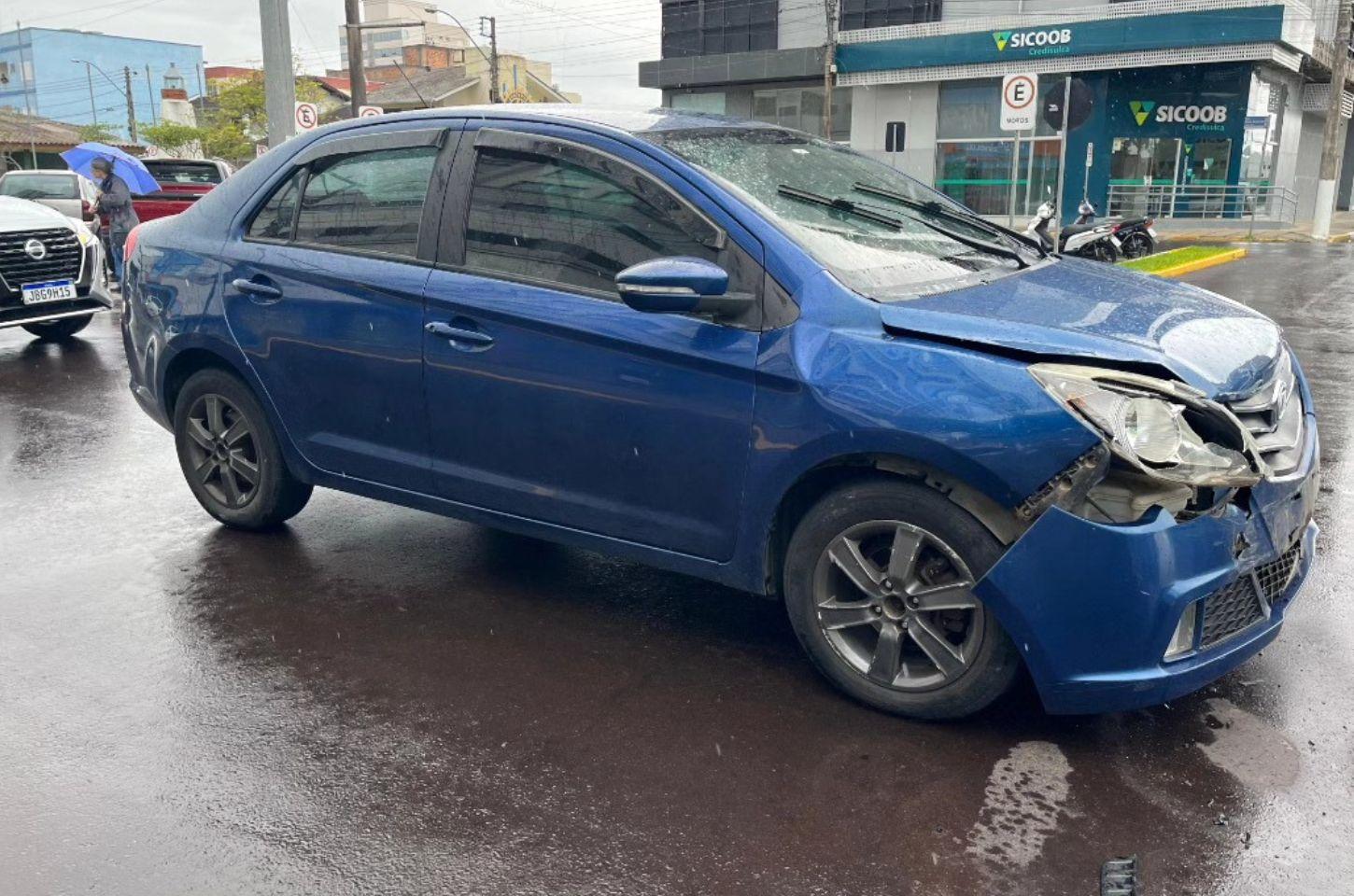 Acidente no centro de Osório mobiliza SAMU e Brigada Militar