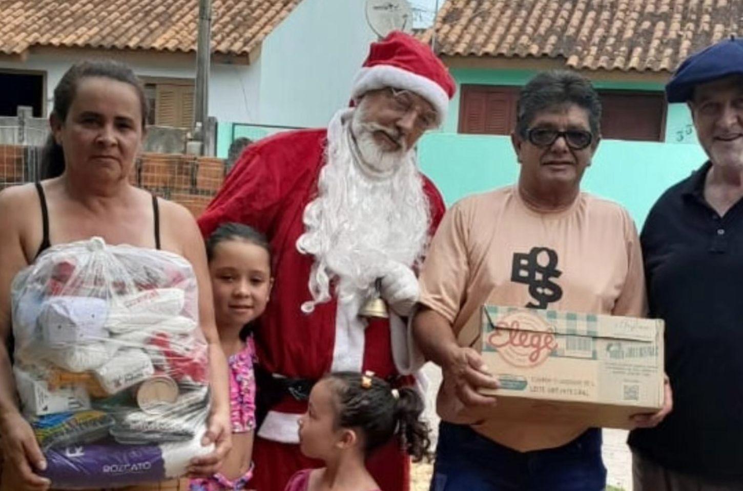 Cavalgada do Bem distribui 68 cestos básicos a famílias de Osório