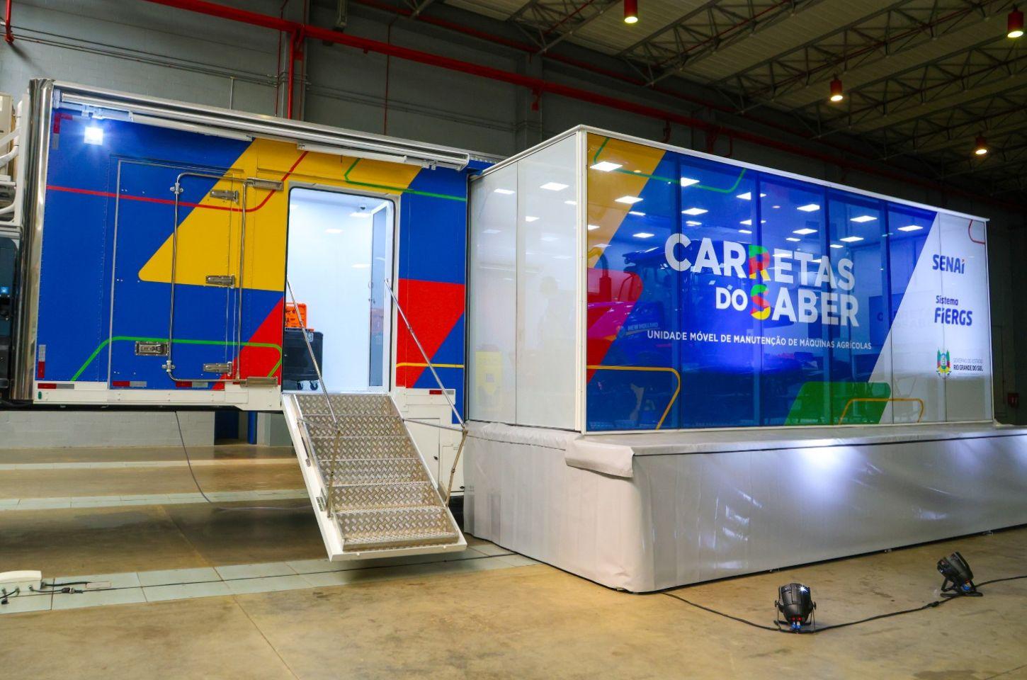 Com 11 unidades móveis, Carretas do Saber passa a percorrer municípios do RS com cursos técnicos do Senai-RS