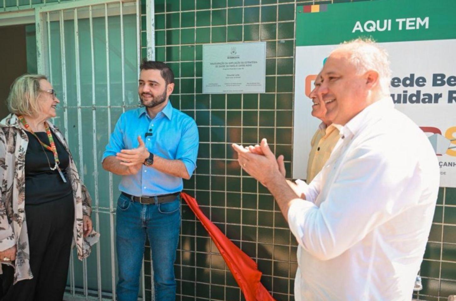 Gabriel Souza inaugura reforma de Estratégia de Saúde da Família em Capão da Canoa e anuncia R$ 1,6 milhão para saúde municipal
