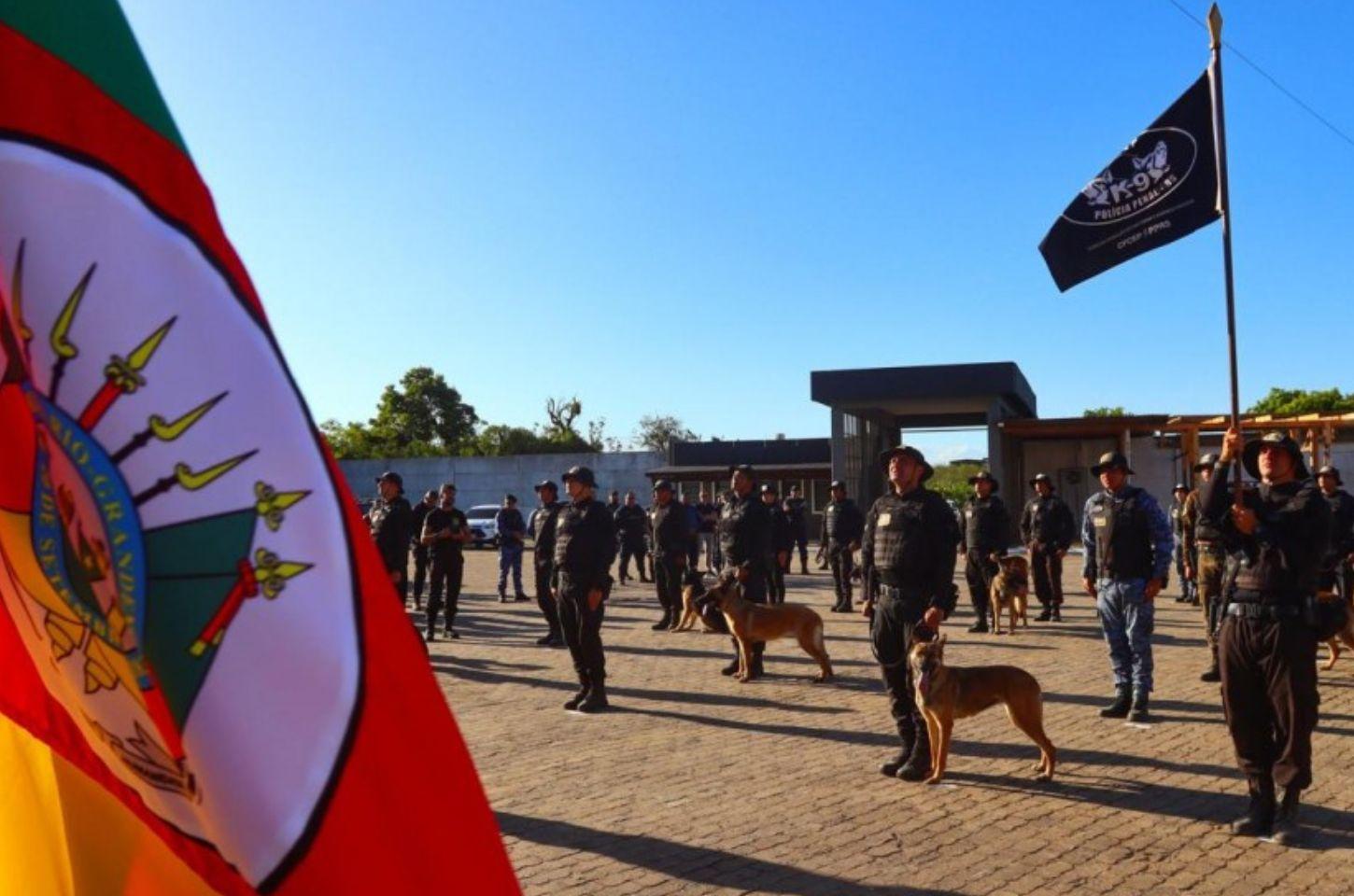 Governo do Estado reforça segurança nas penitenciárias do Rio Grande do Sul com atuação de cães de trabalho