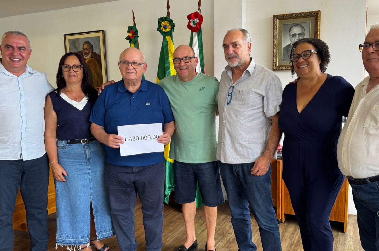 Legislativo osoriense repassa de R$ 1,4 milhão à prefeitura de Osório