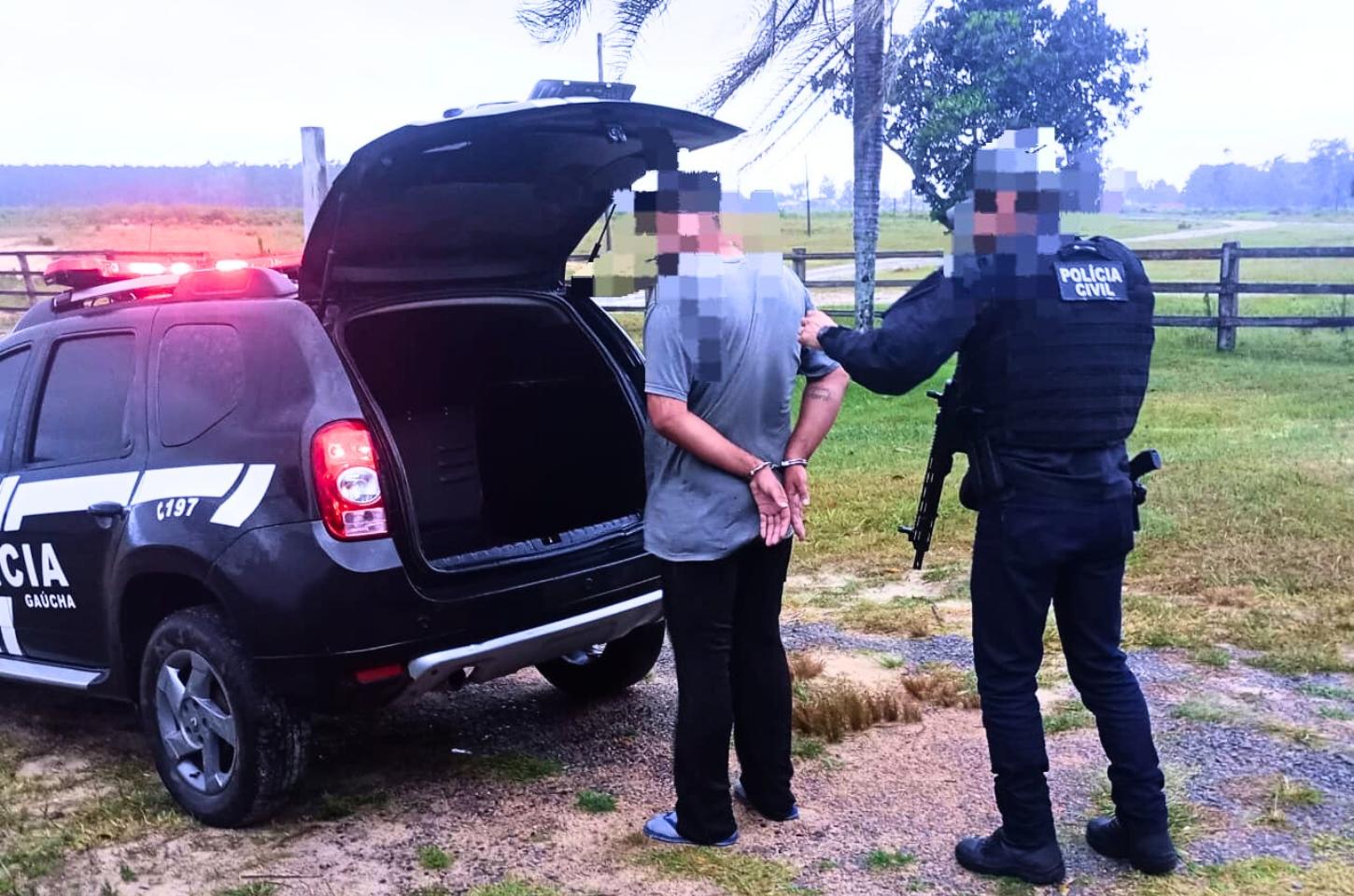 🚨 Polícia Civil prende foragido envolvido com extorsão em Osório