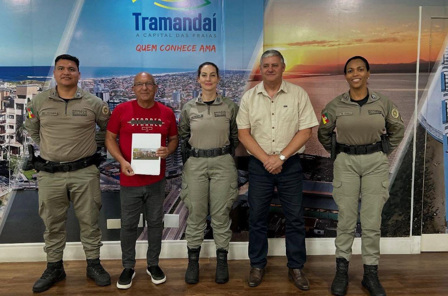 Prefeitura de Tramandaí planeja ações da Operação Golfinho e da temporada 2025/2026 com a Brigada Militar 