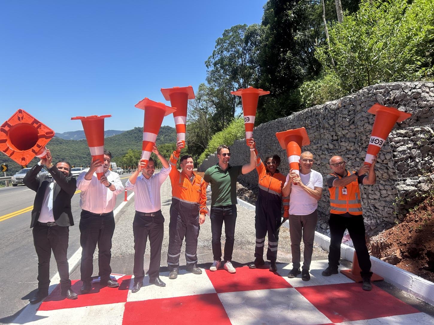 Primeira rampa de escape do Rio Grande do Sul é inaugurada na ERS-129 e reforça a segurança viária no Estado