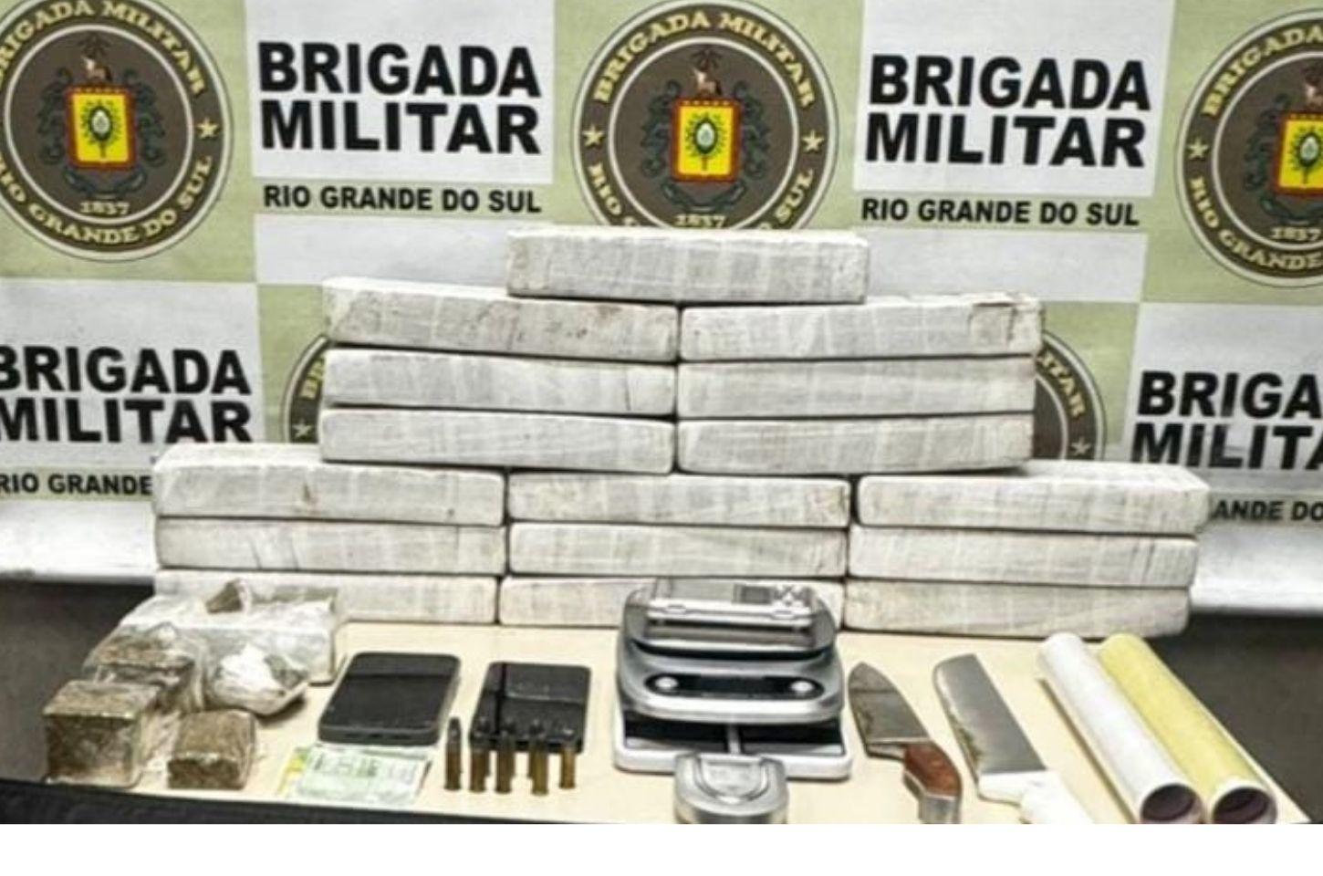 BM prende homem com 15 quilos de maconha em Capão da Canoa