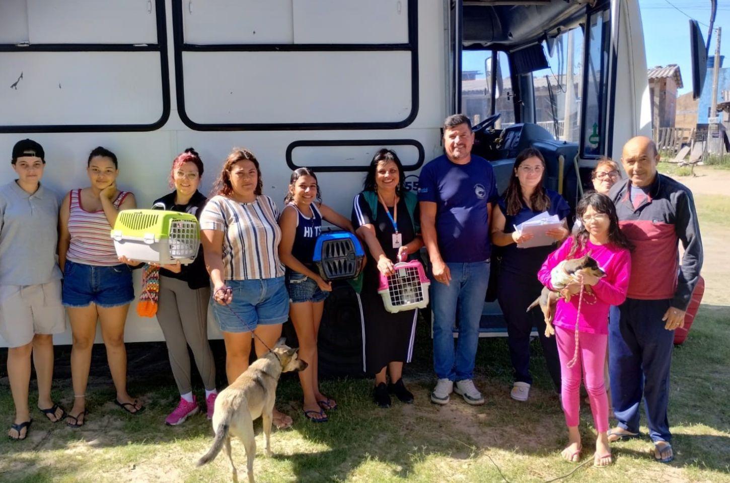 Castramóvel realiza ação no bairro Albatroz em Imbé