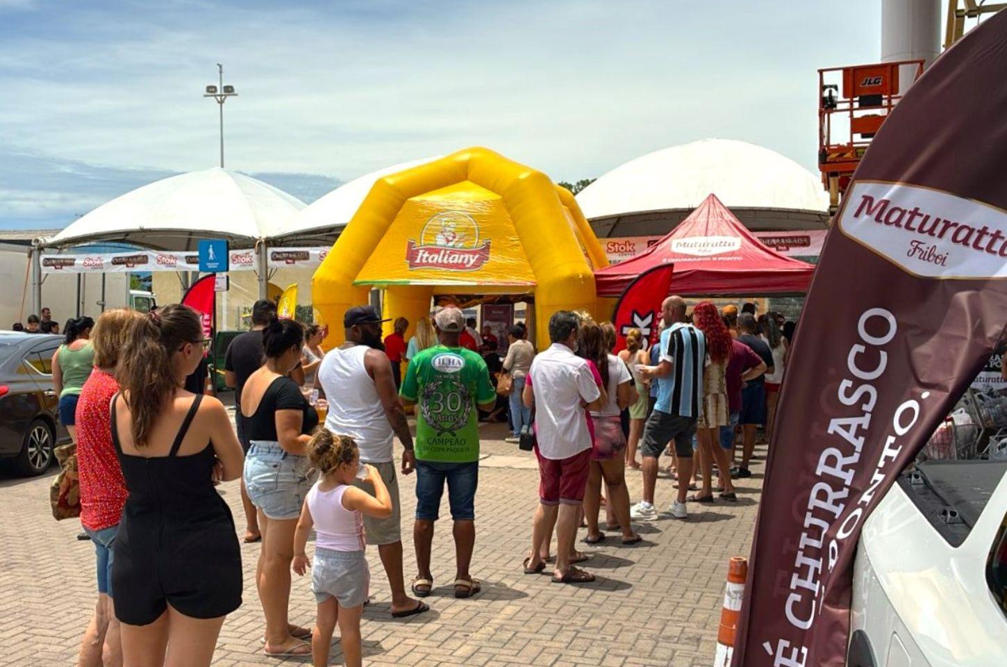 Churraskada Stok Center movimenta o Litoral Norte gaúcho