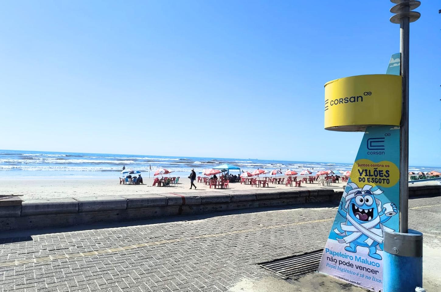 Chuveirinhos da Corsan: benefício que reforça o conforto nas praias e depende do uso consciente