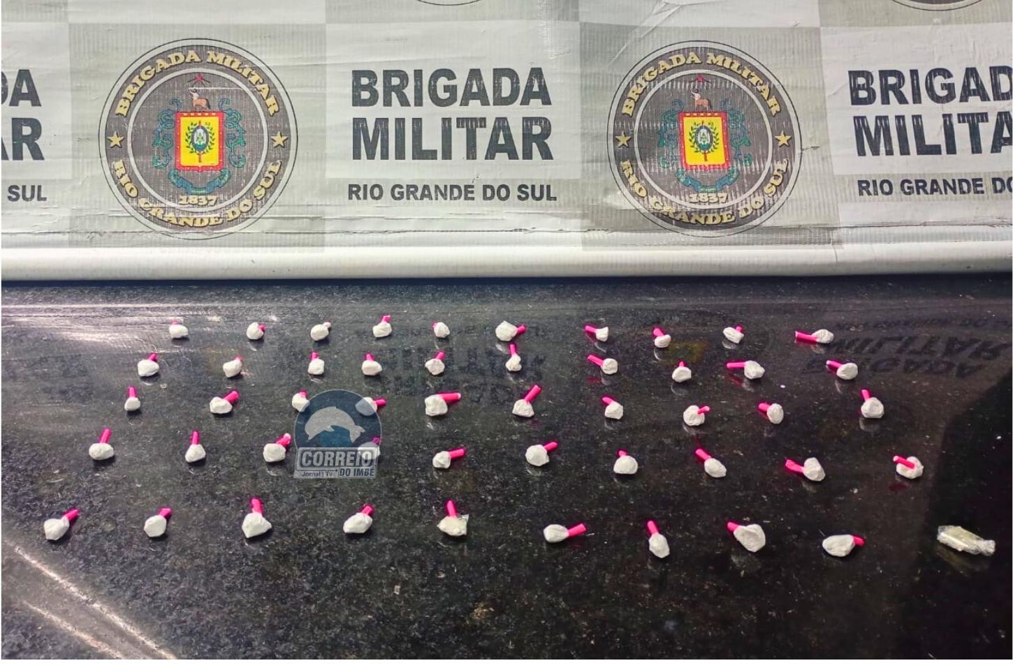 🚨 Homem é preso com porções de cocaína durante ação do Batalhão de Choque em Imbé