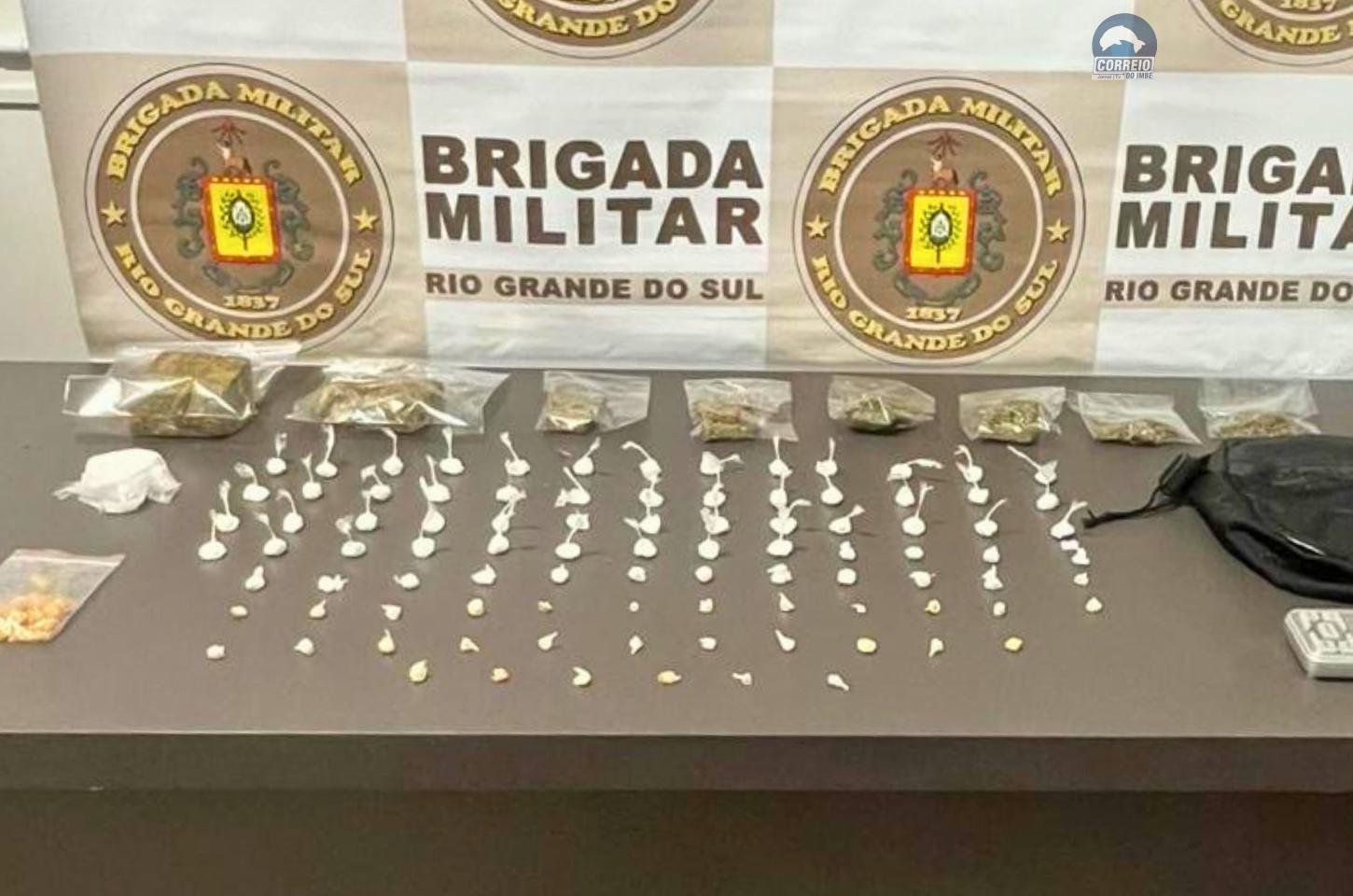 🚨 Homem é preso por tráfico de drogas durante patrulhamento da Brigada Militar em Imbé