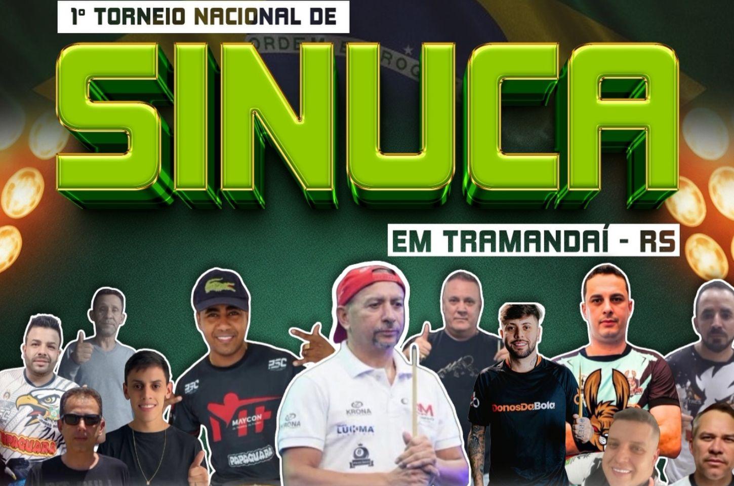  Vem aí o 1º Torneio Nacional de Sinuca em Tramandaí!
