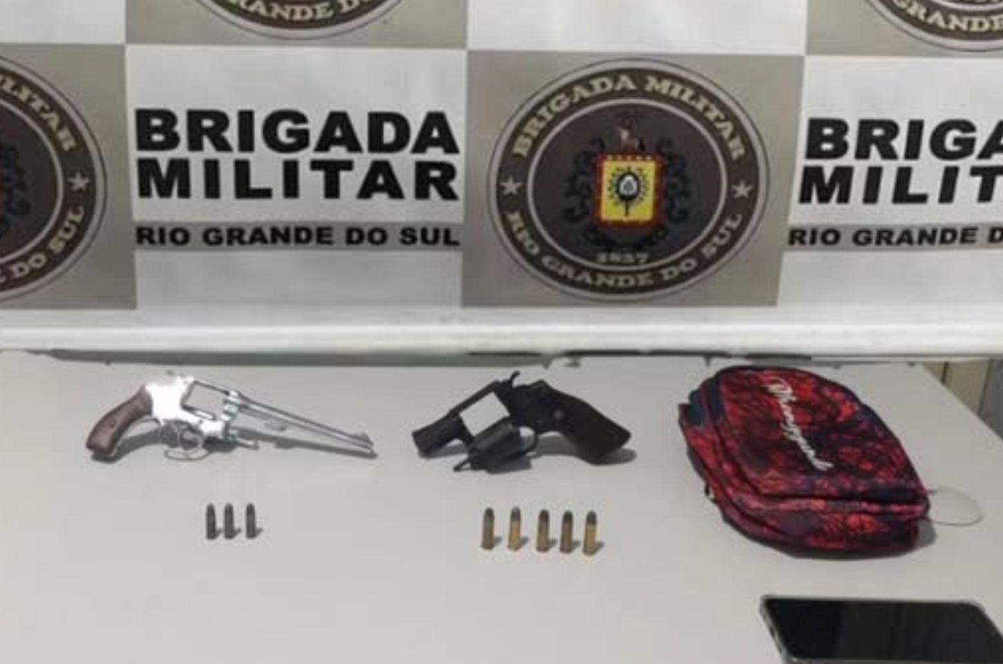 Brigada Militar prende homem por porte ilegal de armas em Osório