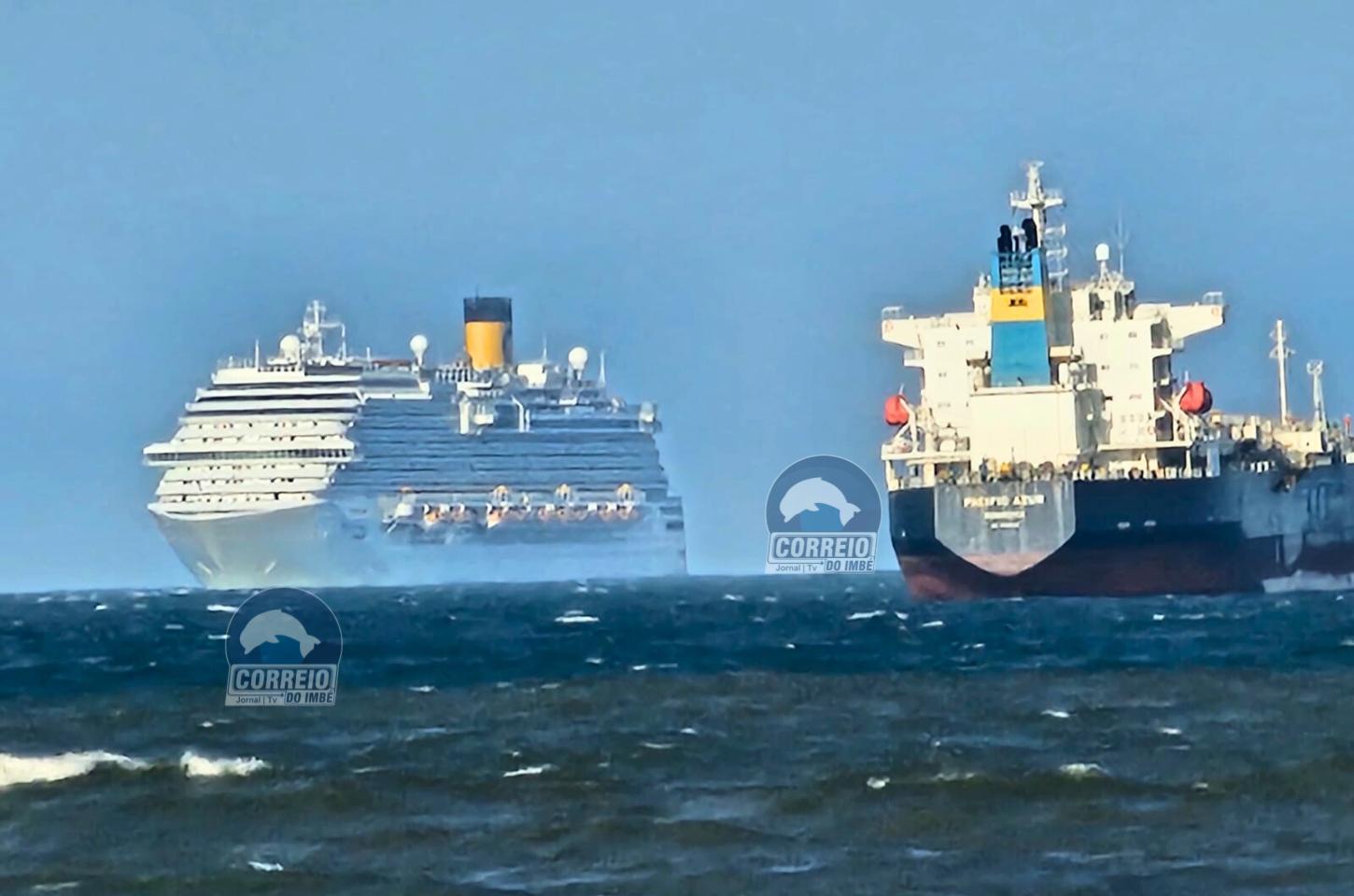GESTANTE É RESGATADA EM CRUZEIRO INTERNACIONAL NO LITORAL NORTE