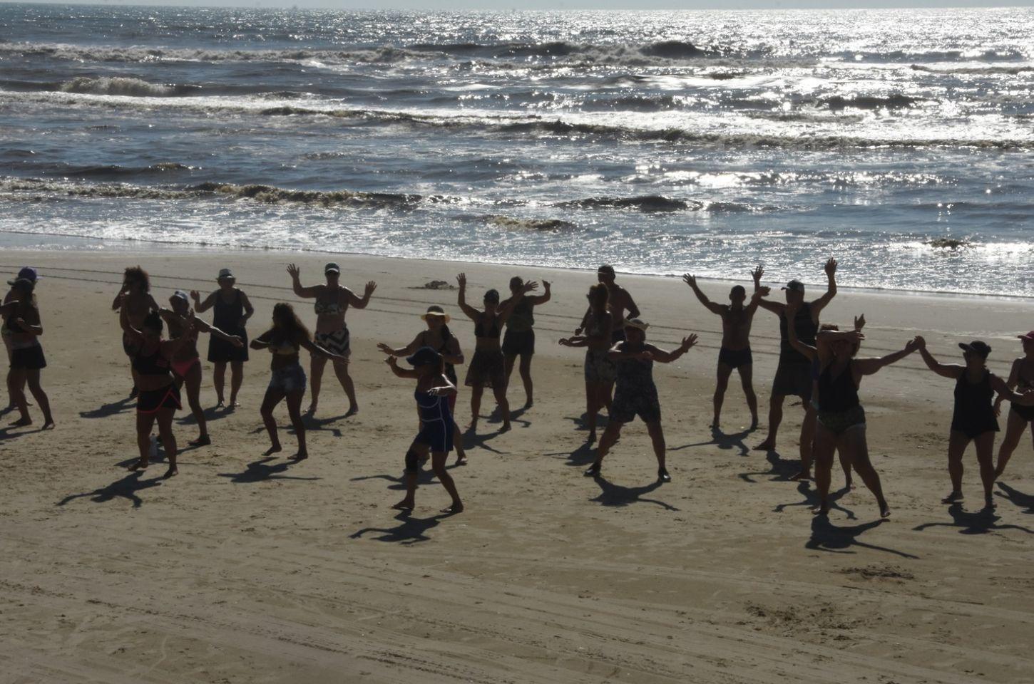 Ginástica na praia de Imbé encerra na próxima sexta-feira