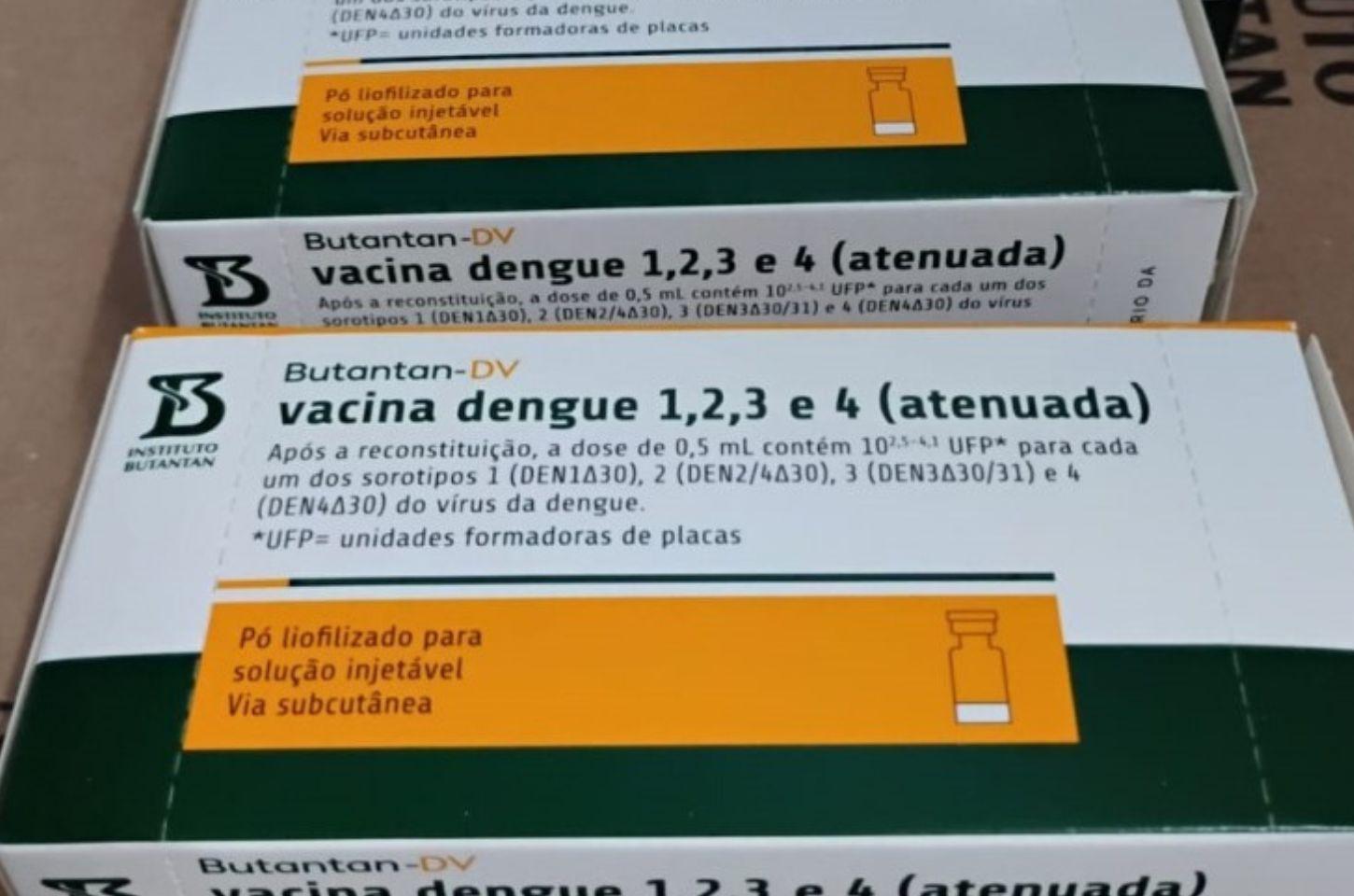Governo do Estado inicia distribuição de vacina contra dengue para profissionais da atenção primária em saúde