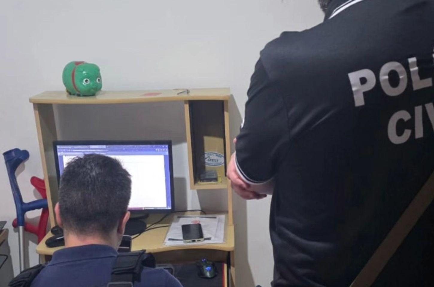POLÍCIA CIVIL CUMPRE MANDADO DE BUSCA E APREENSÃO POR ARMAZENAMENTO DE CONTEÚDO DE ABUSO SEXUAL INFANTOJUVENIL EM OSÓRIO 