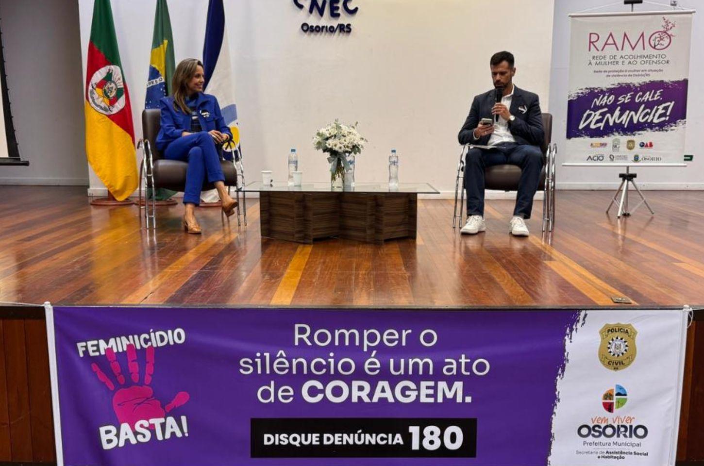 2º SEMINÁRIO RAMO REÚNE AUTORIDADES E REFORÇA O COMBATE À VIOLÊNCIA DOMÉSTICA EM OSÓRIO
