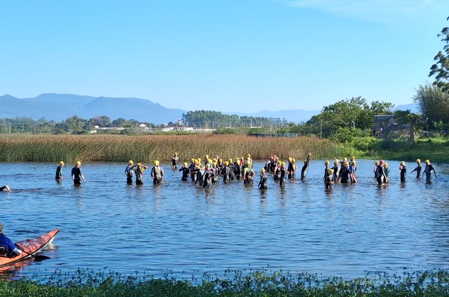 Mundialito de Triathlon ocorre no domingo na Lagoa do Peixoto em Osório