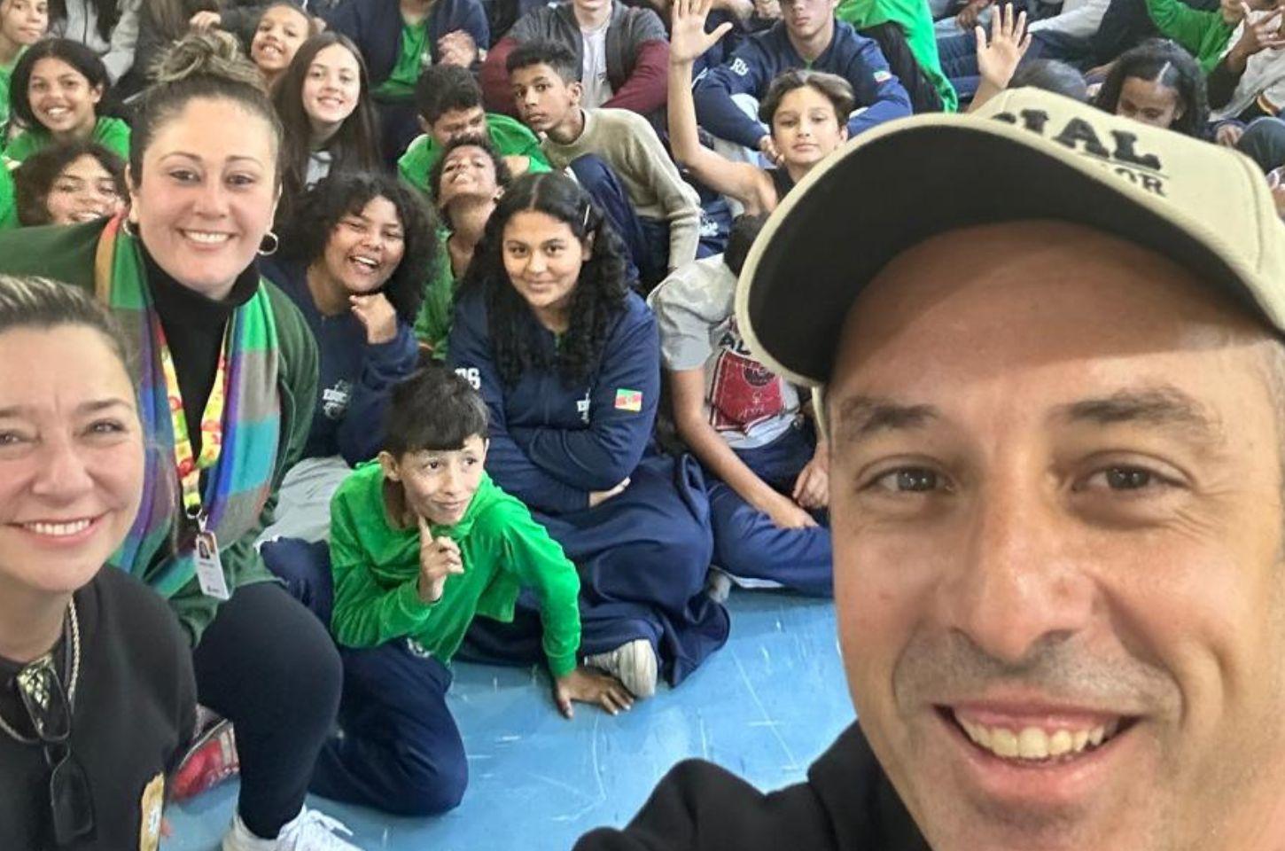 PAPO DE RESPONSA NA ESCOLA ESTADUAL DE ENSINO FUNDAMENTAL HERLITA SILVEIRA TEIXEIRA - CIEP – EM CIDREIRA