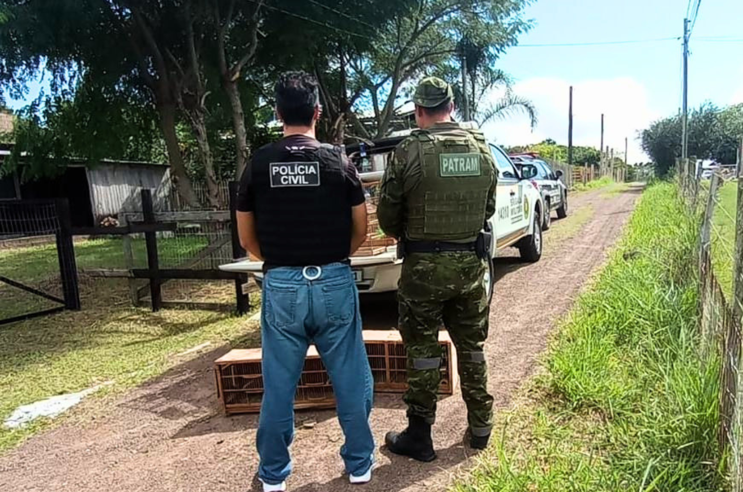 Polícia Civil e Patram realiza ação contra crimes ambientais em Osório