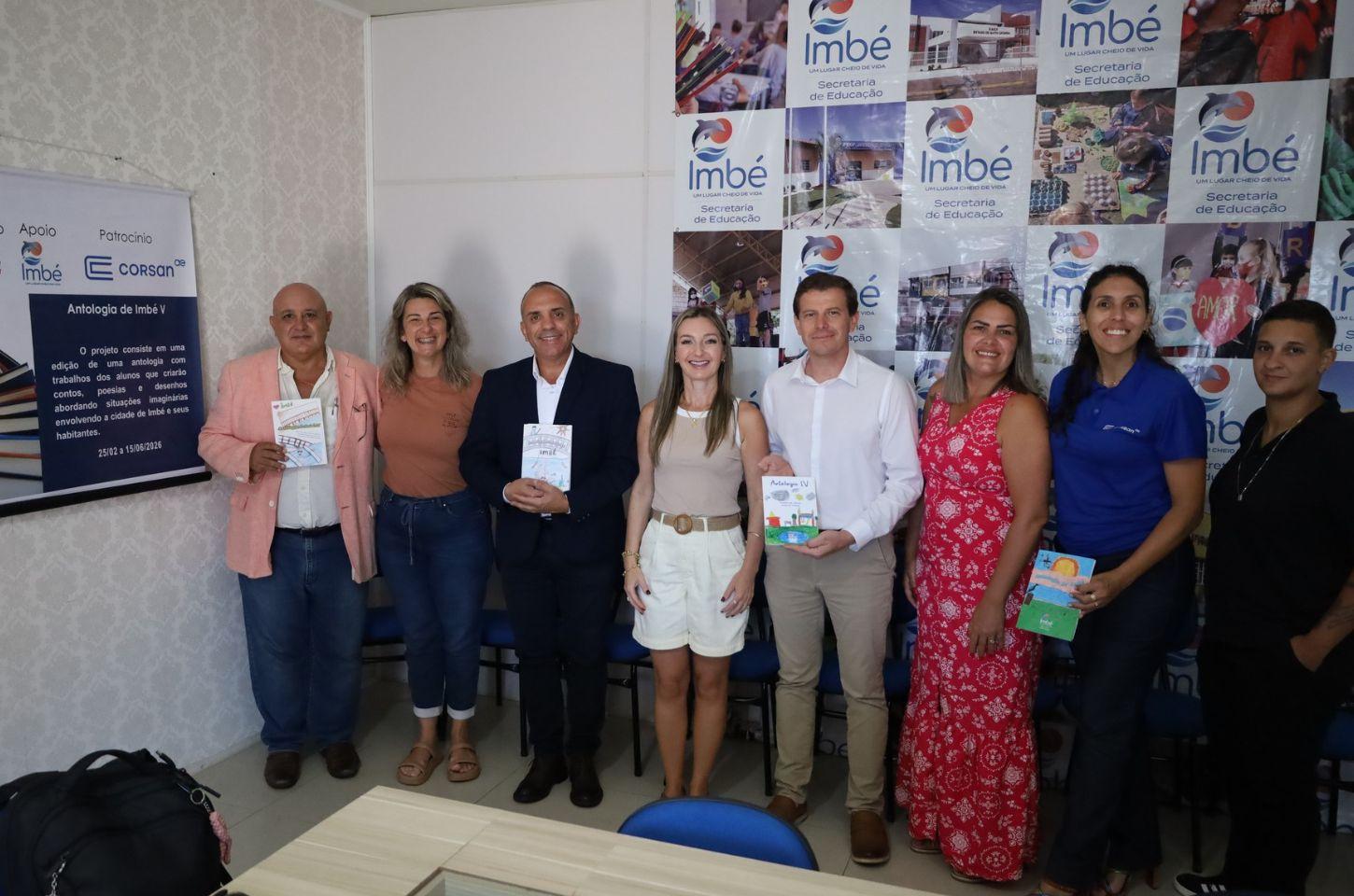 SMED recebe apresentação do Projeto Antologia de Imbé V