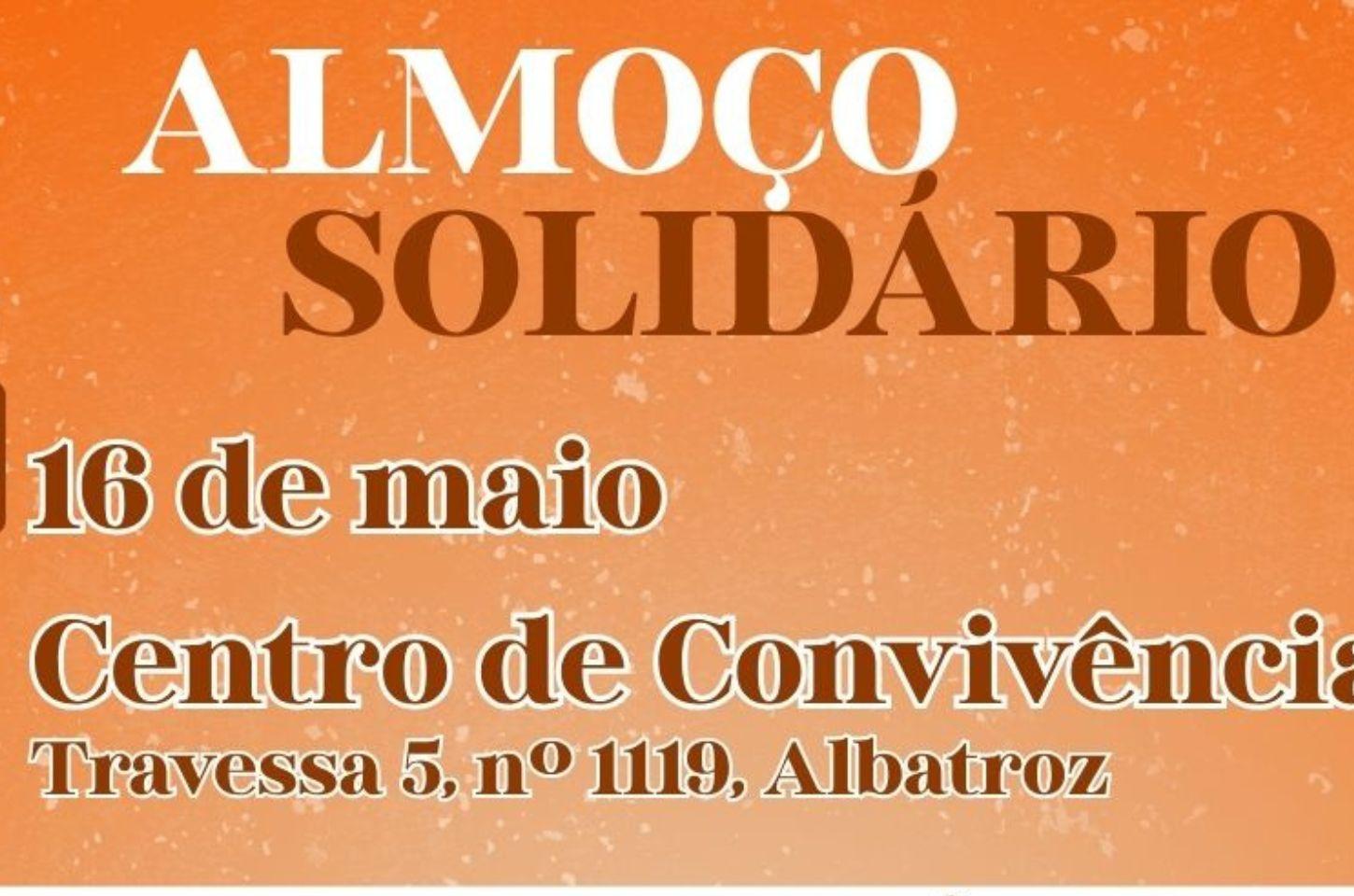 Almoço Solidário ocorre neste sábado no Centro de Convivência em Imbé
