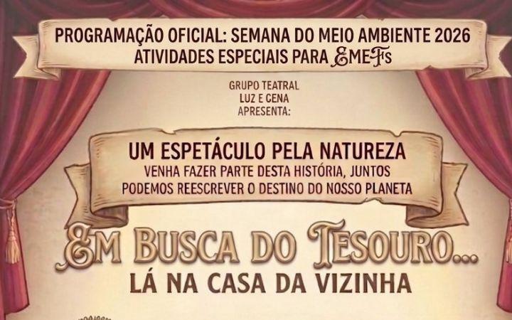 SEMMAPA IMBÉ promoverá peça teatral durante semana do Meio Ambiente