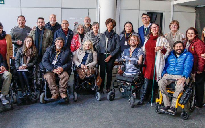Imbé esteve presente na apresentação do novo programa Viver Sem Limites